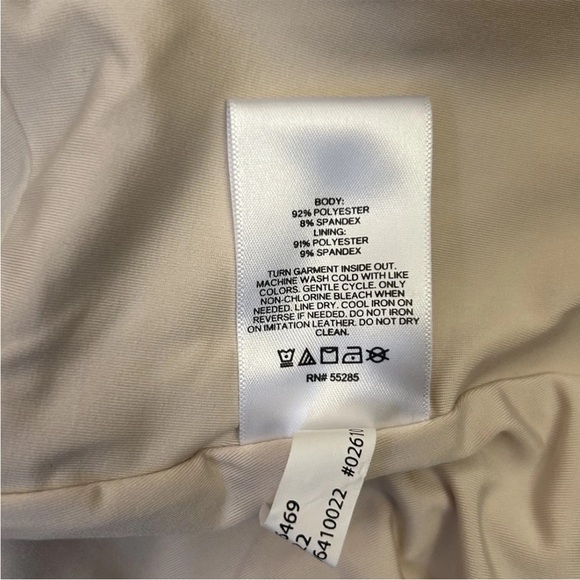 Express Women’s Body Contour Faux Leather Square Neck Cropped Tank Size XL - NWT - Picture 15 of 16